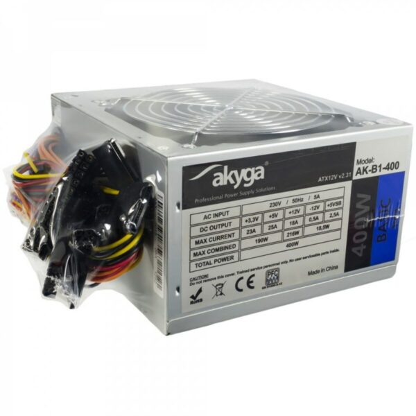 Stromquelle Akyga AK-B1-400 400 W ATX RoHS – Bild 3