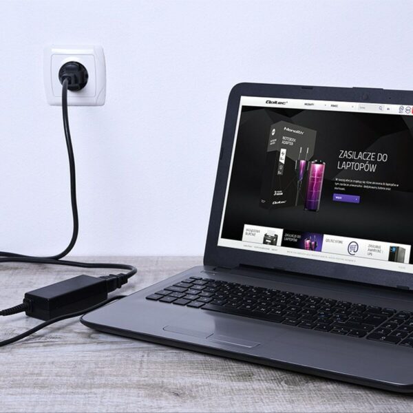 Laptopladekabel Qoltec 51516.90W 90 W – Bild 4