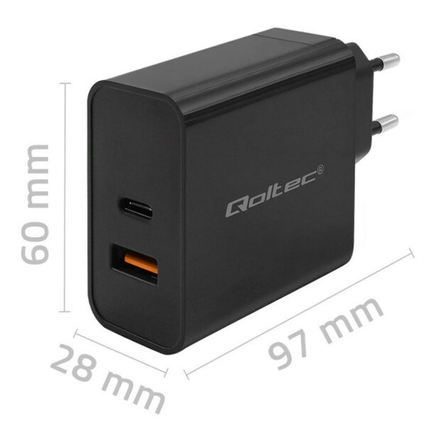 Wandladegerät Qoltec 52381 Schwarz 90 W (1 Stück) – Bild 7