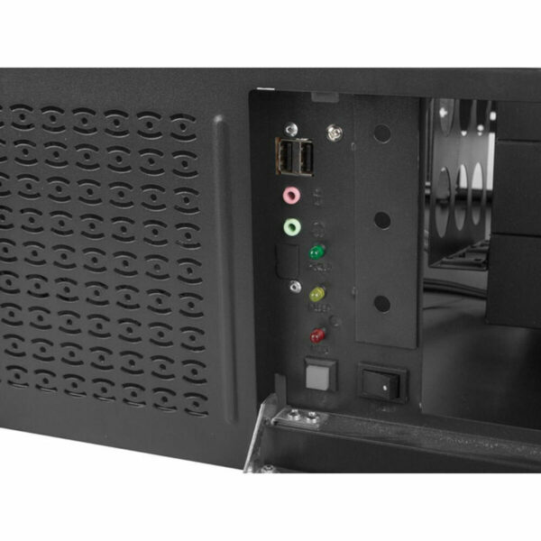 ATX Gehäuse Lanberg SC01-4504-08B Schwarz 4U Regal – Bild 6
