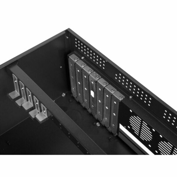 ATX Gehäuse Lanberg SC01-4504-08B Schwarz 4U Regal – Bild 7