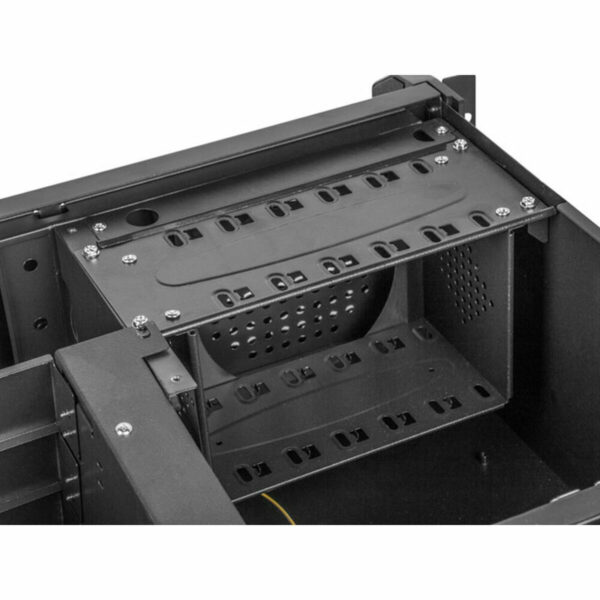 ATX Gehäuse Lanberg SC01-4504-08B Schwarz 4U Regal – Bild 2