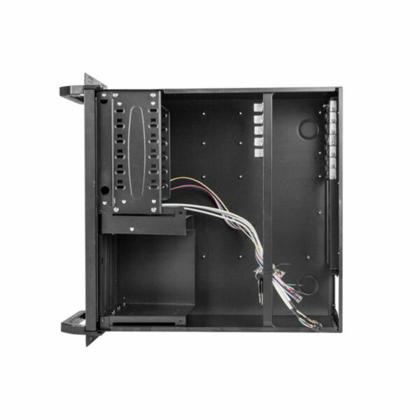 ATX Gehäuse Lanberg SC01-4504-08B Schwarz 4U Regal – Bild 5