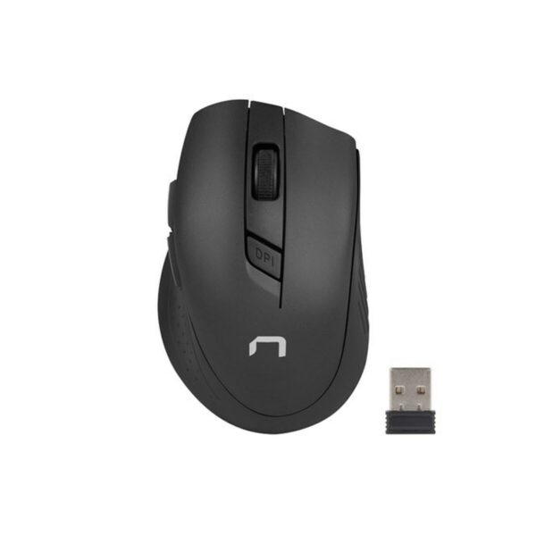 Tastatur mit Maus Natec Stingray Schwarz QWERTY Qwerty US – Bild 2