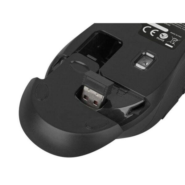 Tastatur mit Maus Natec Stingray Schwarz QWERTY Qwerty US – Bild 6