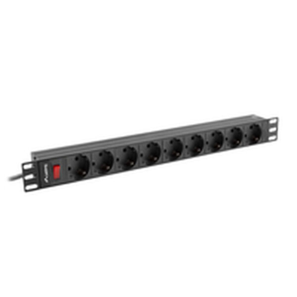 Steckerleiste mit 9 Steckdosen und Schalter Lanberg PDU-09F-0300-BK (3 m) – Bild 6