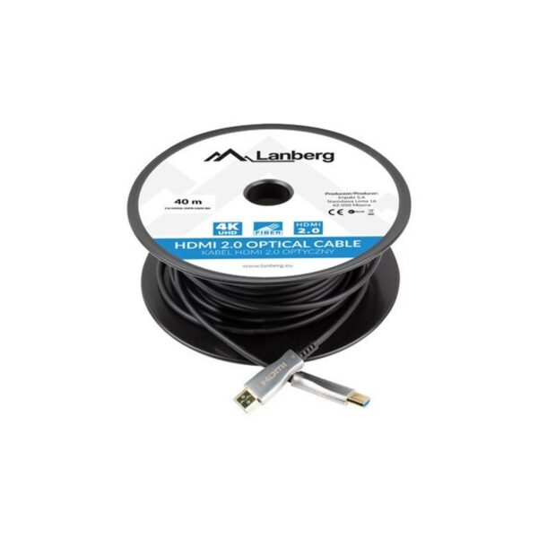 HDMI Kabel Lanberg CA-HDMI-20FB-0400-BK Schwarz 40 m – Bild 3