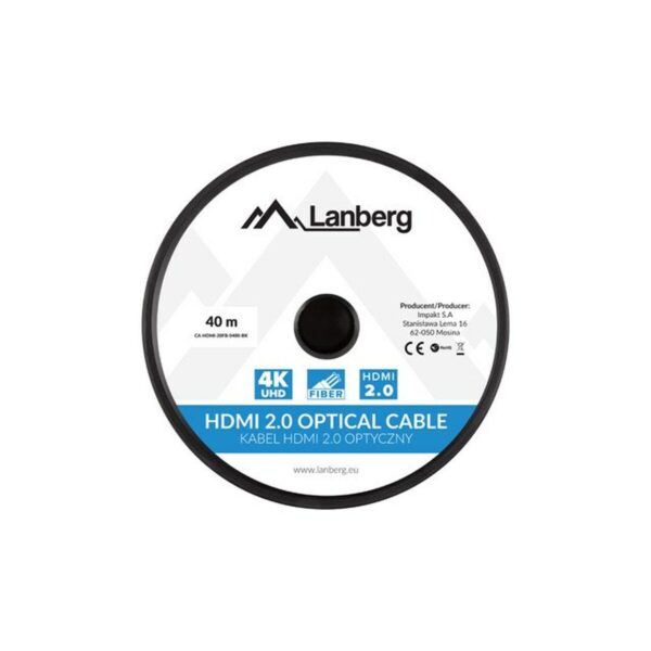 HDMI Kabel Lanberg CA-HDMI-20FB-0400-BK Schwarz 40 m – Bild 4
