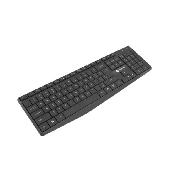 Tastatur mit Maus Natec NZB-1989 Schwarz QWERTY Qwerty US – Bild 4