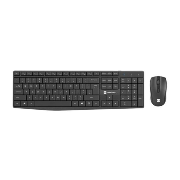 Tastatur mit Maus Natec NZB-1989 Schwarz QWERTY Qwerty US – Bild 6