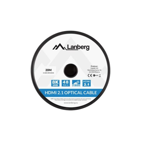 HDMI Kabel Lanberg CA-HDMI-30FB-0200-BK 20 m – Bild 5