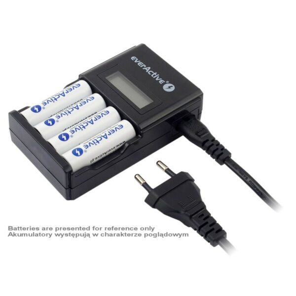 Akku-Ladegerät EverActive NC450B Batterien x 4 – Bild 5