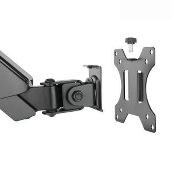 Bildschirm-Träger für den Tisch MacLean MC-775 Schwarz Grau 32" – Bild 4