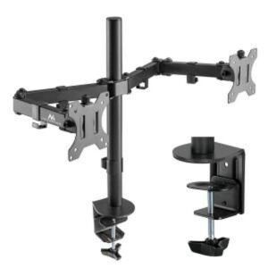 Bildschirm-Träger für den Tisch MacLean MC-884 Schwarz 32″