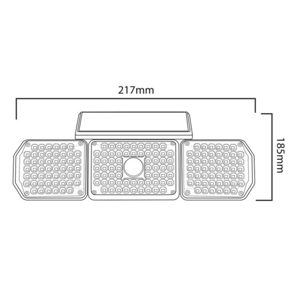 Solarlampe MacLean MCE615 Schwarz – Bild 8