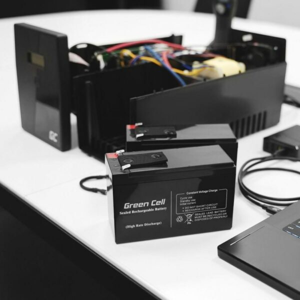 Batterie für Unterbrechungsfreies Stromversorgungssystem USV Green Cell AGM08 1400 mAh 12 V – Bild 6