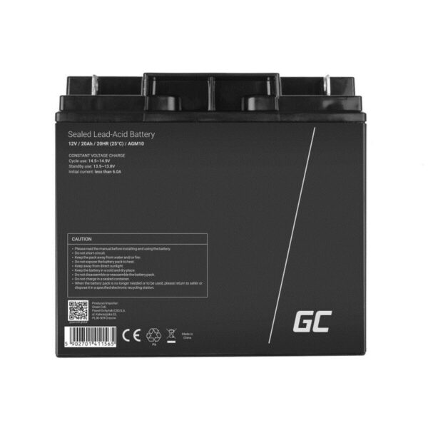 Batterie für Unterbrechungsfreies Stromversorgungssystem USV Green Cell AGM10 20000 mAh 12 V – Bild 2