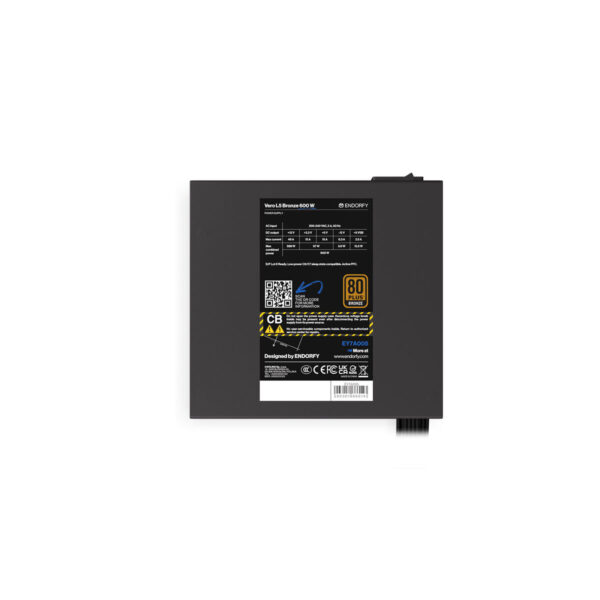Stromquelle Endorfy Vero L5 600 W 80 Plus Bronze Modular ATX – Bild 6