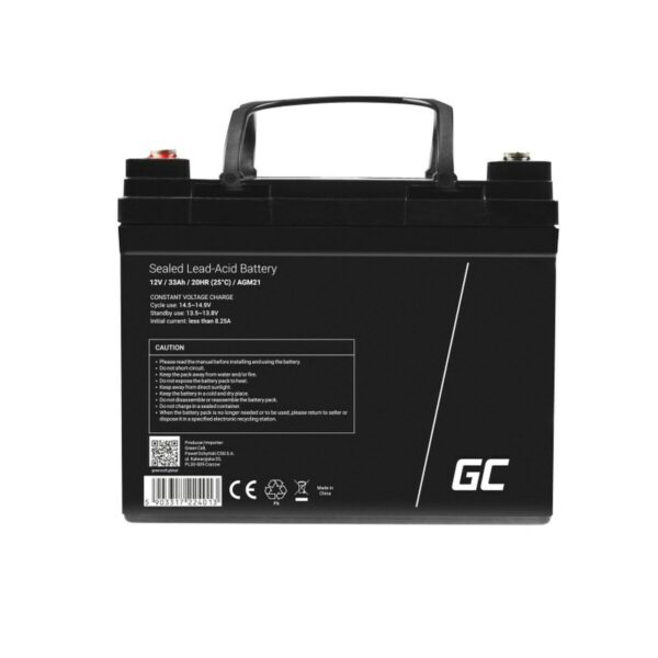 Batterie für Unterbrechungsfreies Stromversorgungssystem USV Green Cell AGM21 33 Ah 12 V – Bild 4