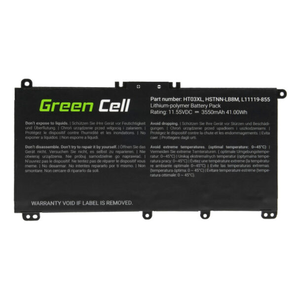 Laptop-Akku Green Cell HP163 Schwarz 3400 mAh – Bild 4