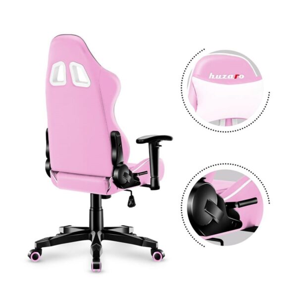 Gaming-Stuhl Huzaro HZ-Ranger 6.0 Pink Weiß – Bild 3