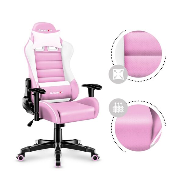 Gaming-Stuhl Huzaro HZ-Ranger 6.0 Pink Weiß – Bild 4
