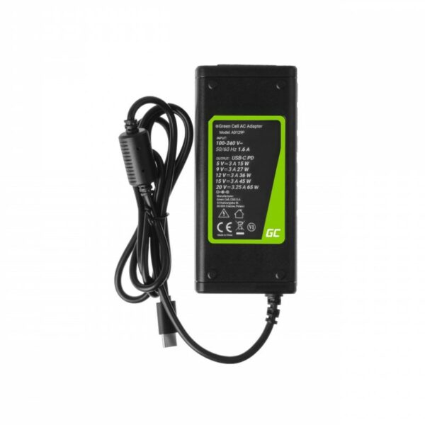 Laptopladekabel Green Cell AD134P 65 W – Bild 4