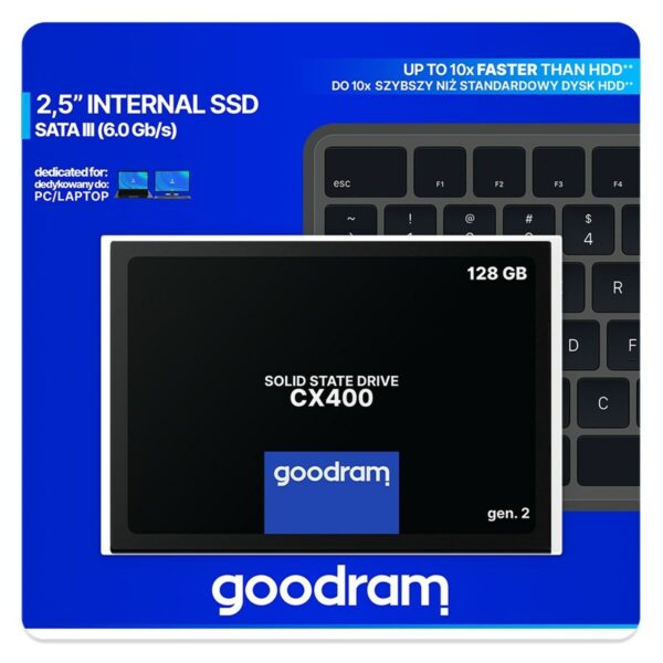 Festplatte GoodRam CX400 gen.2 2,5" 128 GB SSD – Bild 3