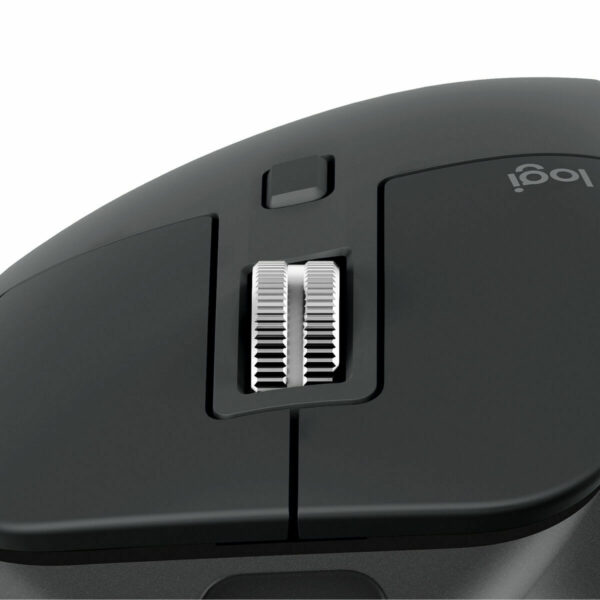 Schnurlose Mouse Logitech MX Master 3S Graphit Schwarzweiß – Bild 3