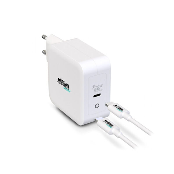 Wand-Ladegerät + USB-Kabel C Urban Factory GSC10UF Weiß – Bild 2