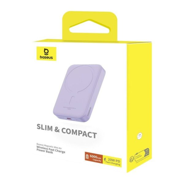 Powerbank Baseus P10059002513-00 Purpur 6000 mAh – Bild 2