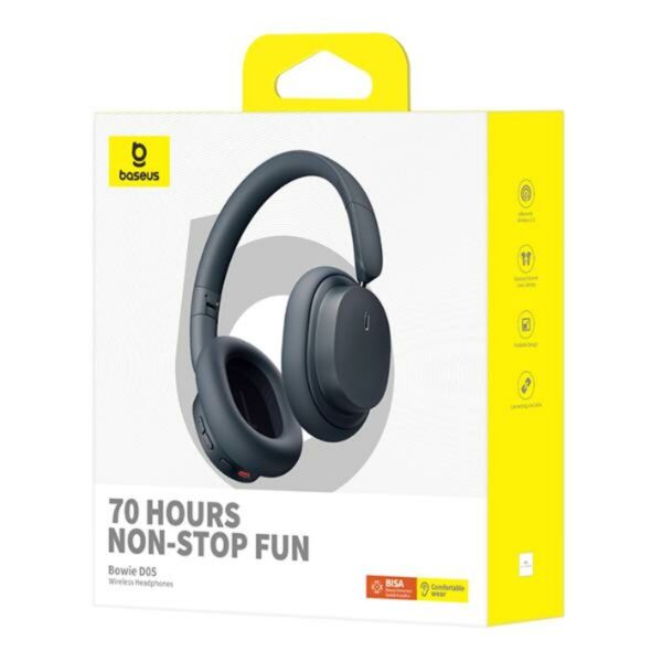 Bluetooth-Kopfhörer Baseus A00024601113-00 Schwarz