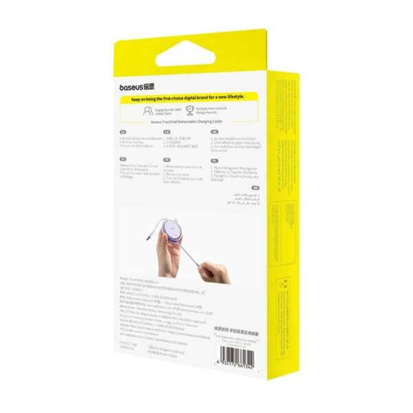 USB-C auf Lightning Verbindungskabel Baseus P10364501511-00 Purpur 1 m – Bild 7