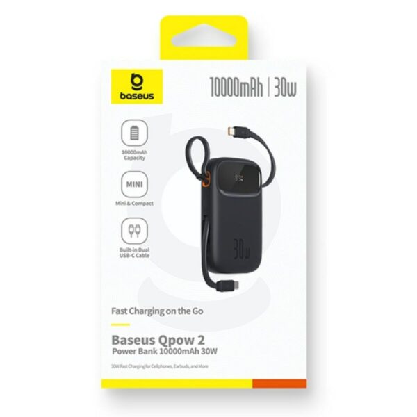 Powerbank Baseus P10055008113-00 Schwarz 10000 mAh – Bild 2