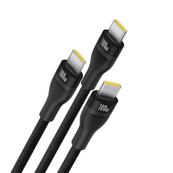 USB-C zu USB-C-Kabel Baseus P10377503111-00 Schwarz 1,5 m – Bild 2