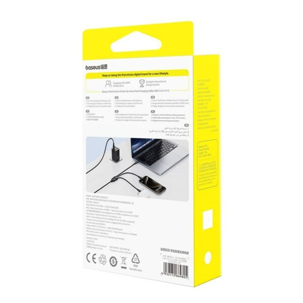USB-C zu USB-C-Kabel Baseus P10377503111-00 Schwarz 1,5 m – Bild 7