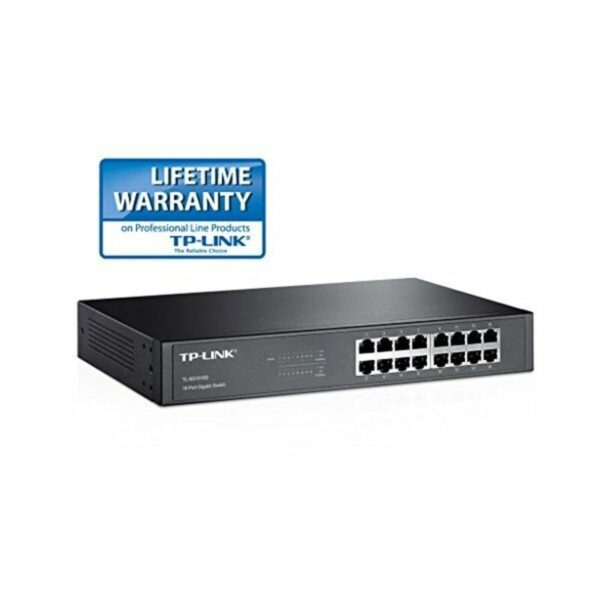 Schalter für das Netz mit Schaltschrank TP-Link TL-SG1016D 32 Gbps – Bild 2