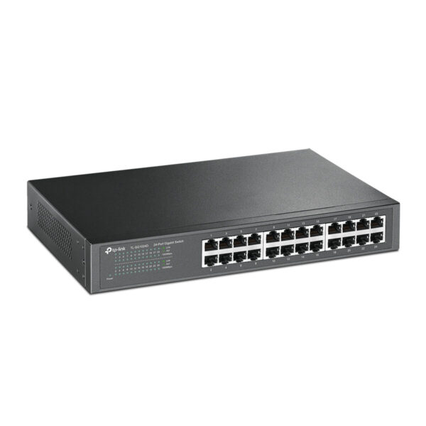 Schalter für das Netz mit Schaltschrank TP-Link TL-SG1024D 24P Gigabit – Bild 3