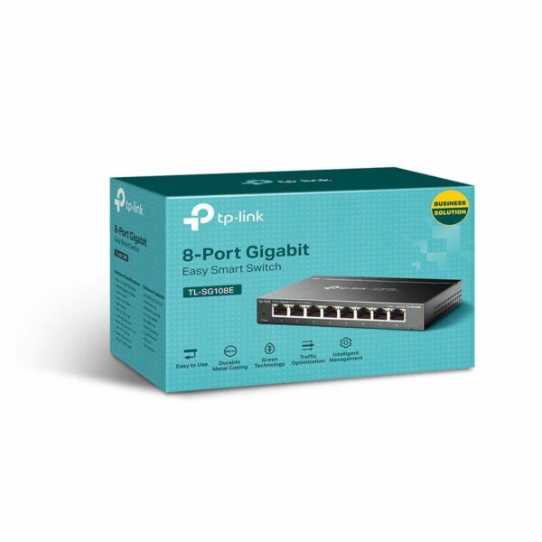 Schalter für das Büronetz TP-Link TL-SG108E 8P Gigabit – Bild 4