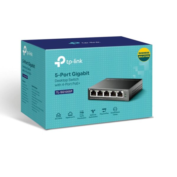 Schalter für das Büronetz TP-Link TL-SG1005P – Bild 3