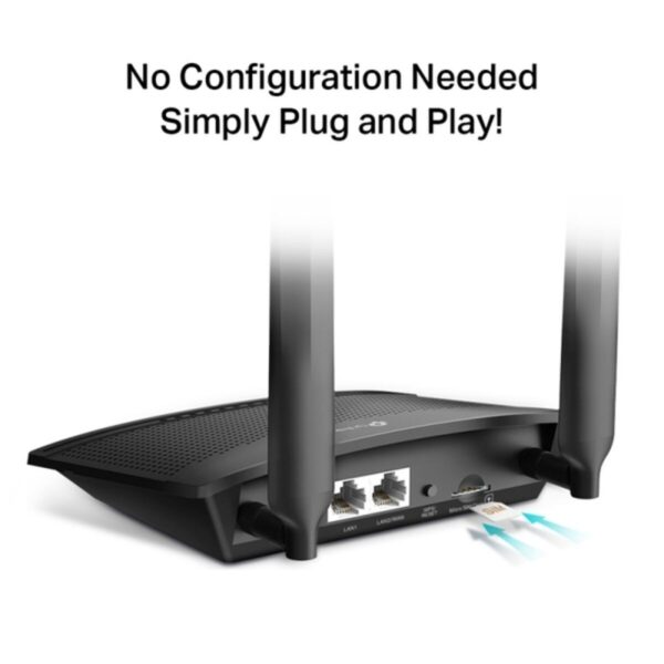 Router TP-Link TL-MR100 300 Mbps 4G LTE – Bild 3