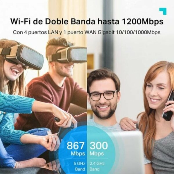 Router TP-Link Archer C6 300 Mbit/s Schwarz – Bild 4