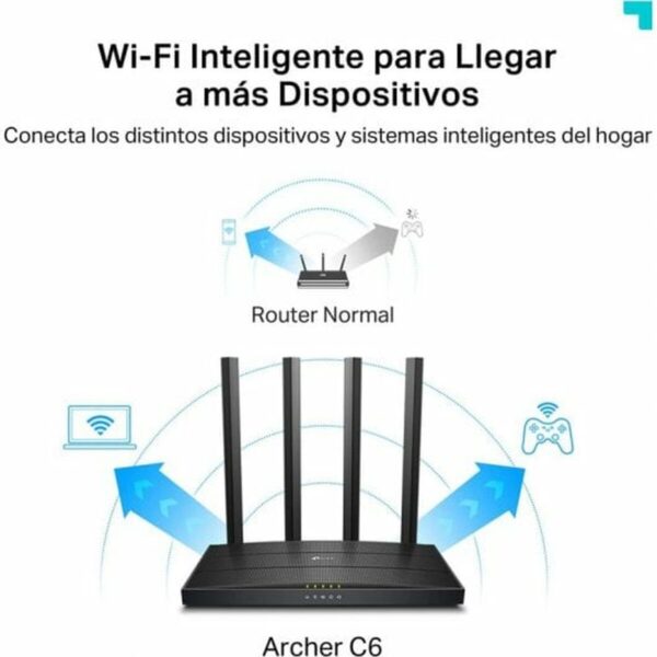 Router TP-Link Archer C6 300 Mbit/s Schwarz – Bild 5