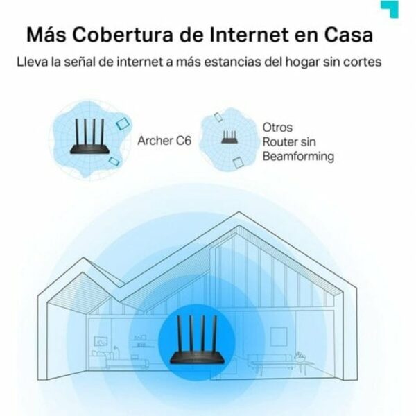 Router TP-Link Archer C6 300 Mbit/s Schwarz – Bild 8