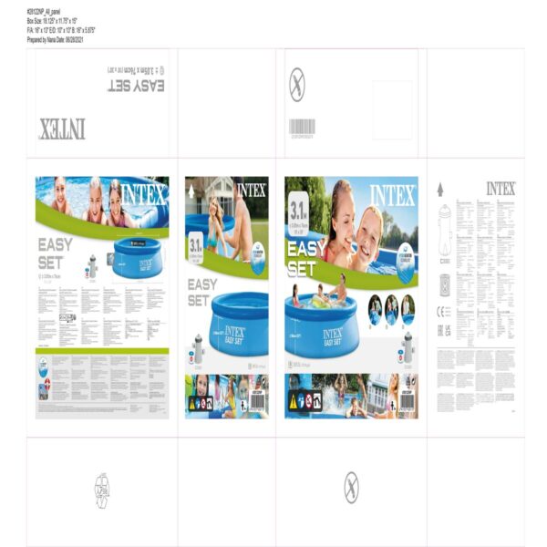 Aufblasbarer Pool Intex Easy Set 3853 L 305 x 76 x 305 cm – Bild 4