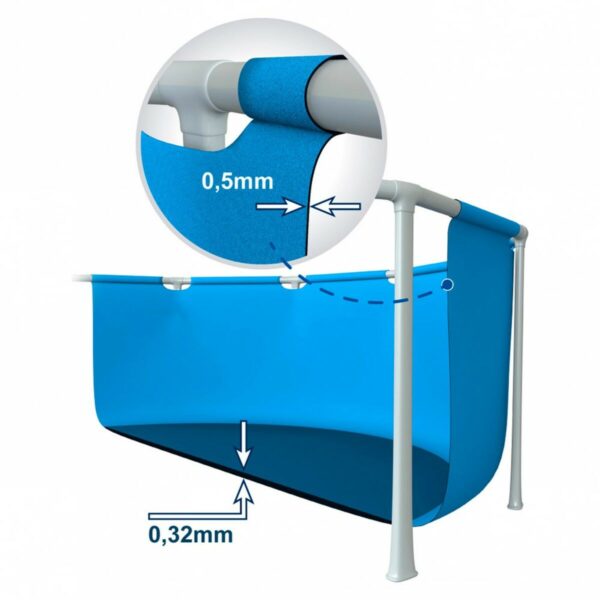 Schwimmbad Abnehmbar Intex 366 x 76 x 366 cm – Bild 4