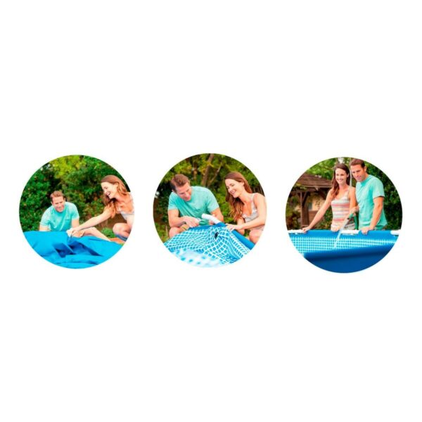 Schwimmbad Abnehmbar Intex 366 x 76 x 366 cm 6503 L – Bild 4