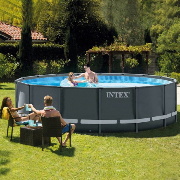 Schwimmbad Abnehmbar Intex 488 x 122 x 488 cm – Bild 2