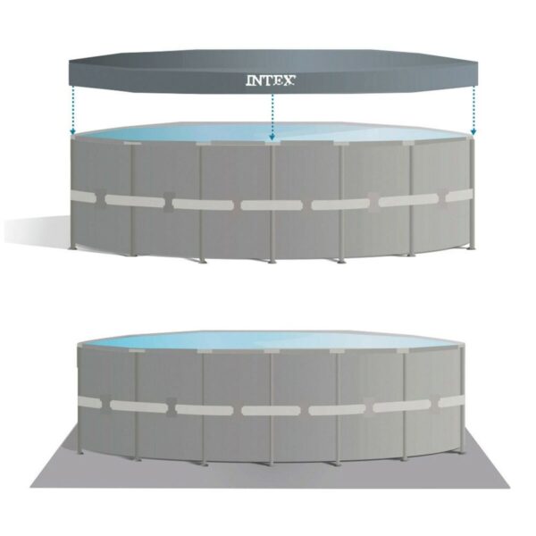 Schwimmbad Abnehmbar Intex 488 x 122 x 488 cm – Bild 5