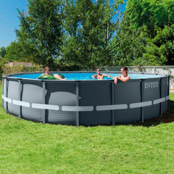 Schwimmbad Abnehmbar Intex 26334 610 x 122 x 610 cm – Bild 2